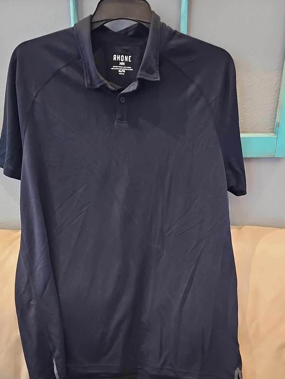 RHONE Men's Dark Navy Performance Polo